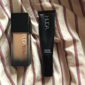HUDA beauty foundation and primer